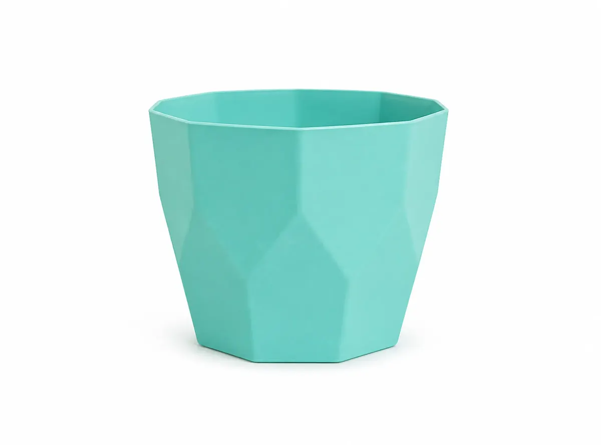 Cachepot Facetada