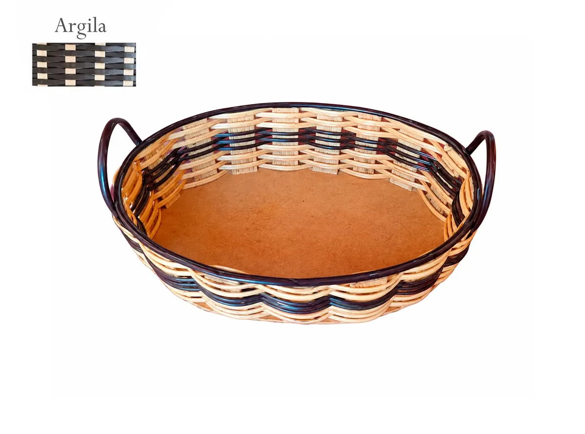 Bandeja de Mesa Oval de Sintético