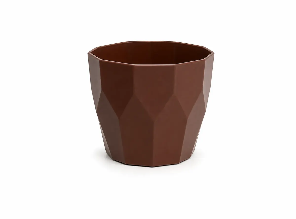 Cachepot Facetada