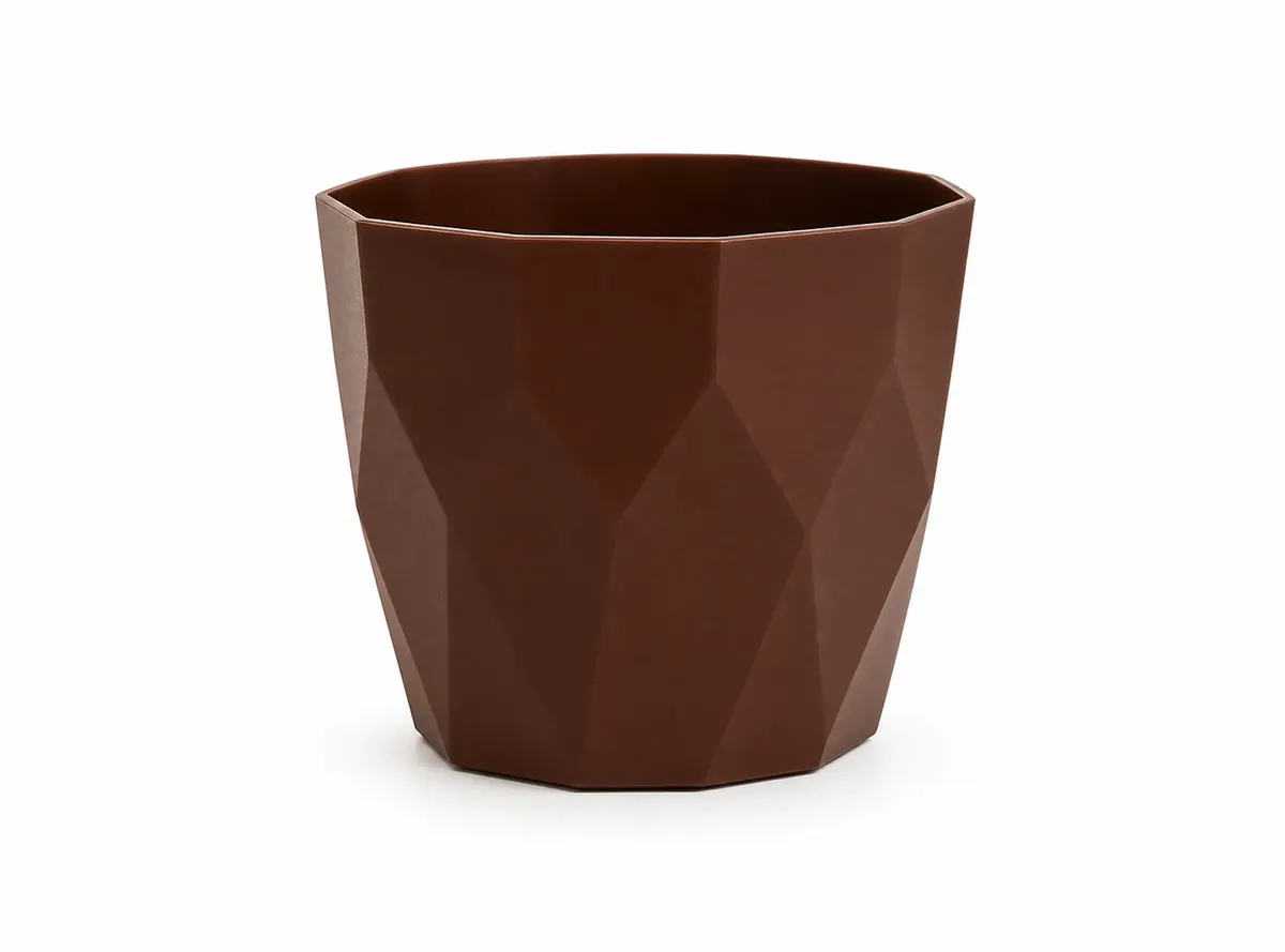 Cachepot Facetada