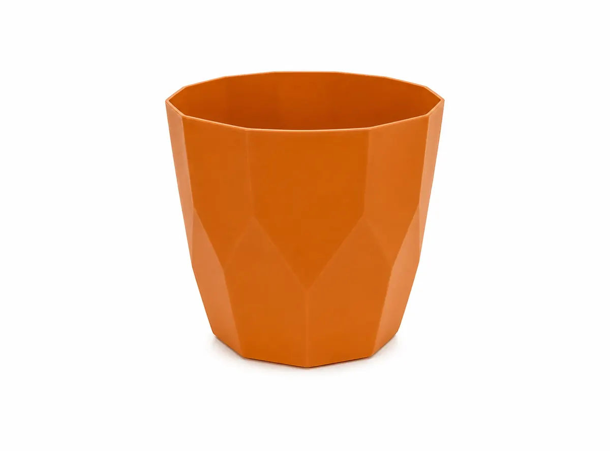 Cachepot Facetada