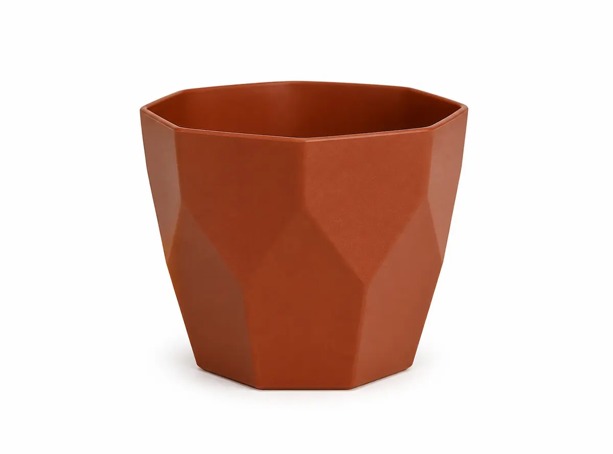 Cachepot Facetada