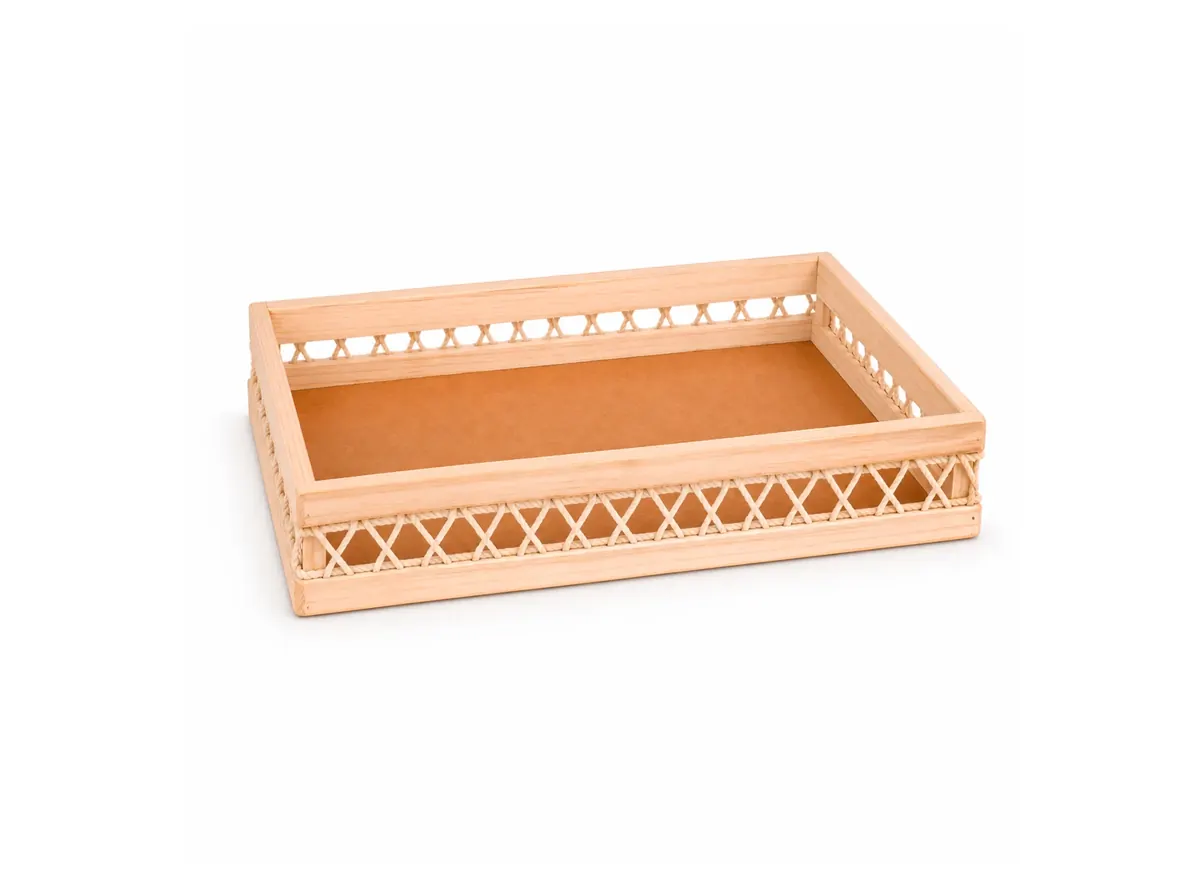 Bandeja de Madeira Sisal