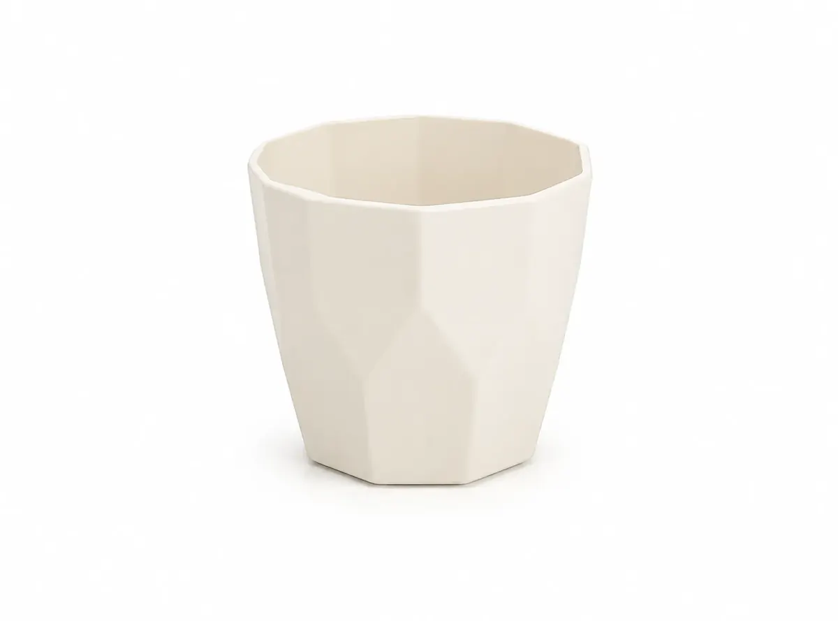 Cachepot Facetada