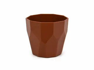 Cachepot Facetada