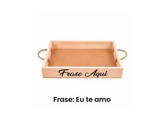 Bandeja de Madeira Adesivo