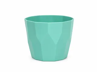 Cachepot Facetada