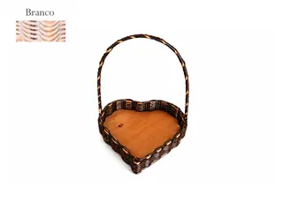 Cesta Coração de Sintético