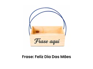 Porta Duas Violetas Madeira